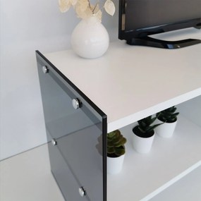 Móvel para Televisão TV401 – Branco – 120 cm x 45 cm x 35 cm