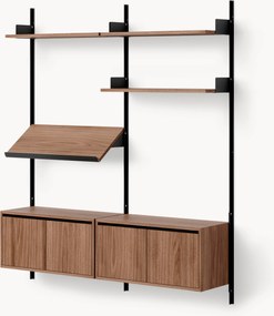 Estante de parede grande com armários Living