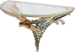 MESA DE CABECEIRA DE PAREDE AMAZ 44,5X24,5X34,5 CM MULTICOLORIDO