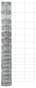 Cerca de Campo vidaXL 1.2x25 m Aço Galvanizado