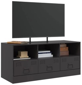 Móvel de TV 99x39x44 aço preto
