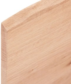 Prateleira de parede 40x50x2 cm carvalho tratado castanho-claro