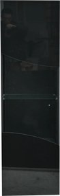 Vitrine para sala de estar, Preto | AOSOM Portugal