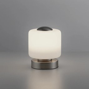 Candeeiro de mesa em aço incl. LED de 3 níveis regulável com toque - Mirko Moderno