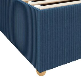 Estrutura da Cama Outros Azul 160 x 200 cm tecido
