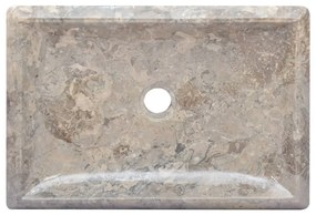 Lavatório 50x35x10 cm mármore cinzento
