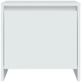 Mesa de cabeceira 2 pcs derivados de madeira cinza cimento
