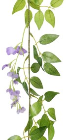 Grinaldas de flores de Natal 6 pcs 200 cm roxo