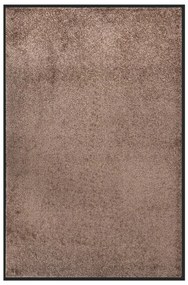 Tapete de porta 80x120 cm castanho