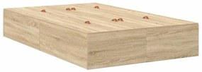 Cama Storage Carvalho Sonoma 120x190 cm