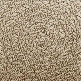 Tapete ZIZUR bege 140x200 cm aspeto de juta interior e exterior