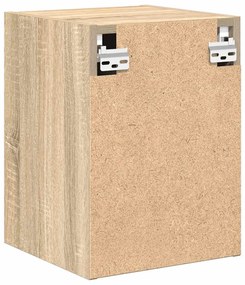 Armários de parede para garagem 2pcs derivados de madeira