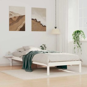 vidaXL Cama com Mesas Laterais Branco 100 x 220 cm