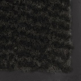 Tapete controlo de pó retangular tufado 120x180 cm preto