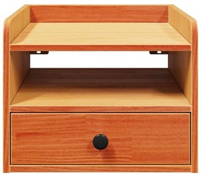 Mesa-de-cabeceira com gaveta Castanho-mel 38 x 36 x 29,5 cm