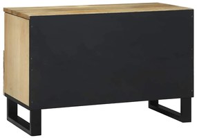 Armário de TV - 70x33.5x46 cm, Madeira de Mangueira Maciça