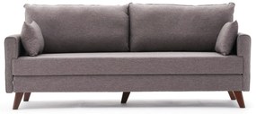 Sofá-Cama 3 Lugares Bella – Castanho – 208 x 85 x 81 cm