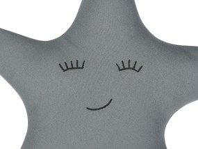 Conjunto de 2 almofadas decorativas em forma de estrela cinzenta 40 x 40 cm BHOPAL Beliani