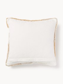 Hand-tufted cushion cover Malu with decorations