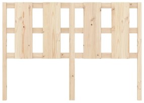 Cabeceira de cama 125,5x4x100 cm pinho maciço