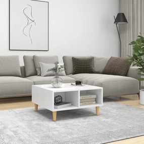Mesa de centro 60x60x30 cm contraplacado branco