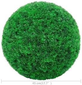 Bolas de buxo artificiais 2 pcs 45 cm