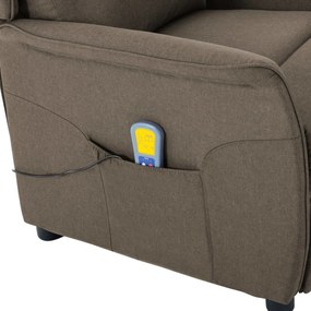 Cadeira de Massagem em Tecido Taupe