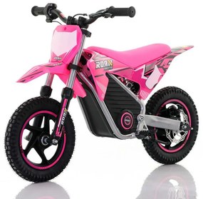Mini moto elétrica para crianças Minicross electrica 250W 12/12"  Warrior MX-E250 Rosa