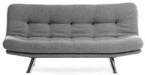 Sofá-Cama 3 Lugares Misa – Cinzento Claro – 52x175x40 cm