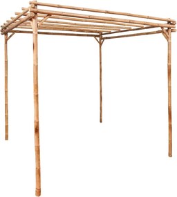 49296 vidaXL Pérgola de bambu 170x170x220 cm