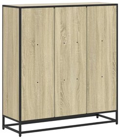 Estante 97,5x33x107,5 cm deriv. madeira/metal carvalho sonoma