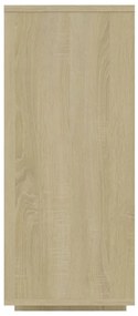 Aparador 120x30x75 cm derivados de madeira carvalho sonoma