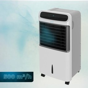 Climatizador EnergySilence PureTech 5500  em 1: Frio, ionizador e ventilador, 12 l, 3 velocidades, controlo remoto, ecrã LCD, fluxo de ar 500 m3/h [Cl