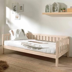 Cama infantil FRITZ (90x200) + Estrado Natural