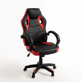 Cadeira Boss - Vermelho e Preto