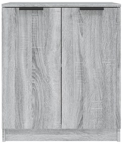 Aparadores 2 pcs 60x30x70 cm madeira processada cinzento sonoma