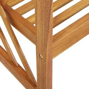 Cadeiras de jardim 2 pcs madeira acácia maciça