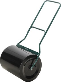 Rolo de relva para jardim com capacidade de 60L preenchível com areia ou água de 50 cm de diâmetro preto