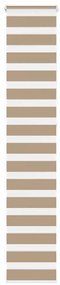 vidaXL Cortina de zebra 45x230 cm largura do tecido 40,9 cm poliéster