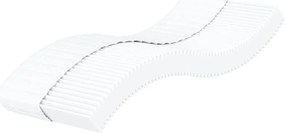 Colchão de espuma 90x210 cm dureza H2 H3 branco