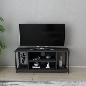 Móvel TV Rinaldo – Preto Antracite – 120x35x50,8 cm