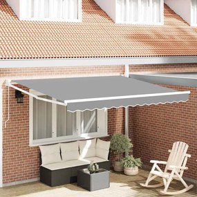 Toldo Manual Branco 3,5 x 2,5 m Metal