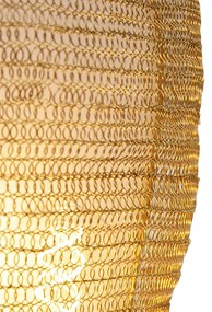 Candeeiro de parede oriental dourado 45 cm - Nidum Oriental