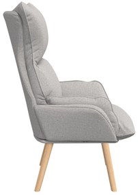 Poltrona Relaxante vidaXL Cinza Nuvem
