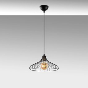 Chandelier Depay – Preto Antique – 36 x 36 x 30-120 cm
