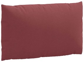 Almofadões de paletes 2 pcs mesclado tecido vermelho tinto