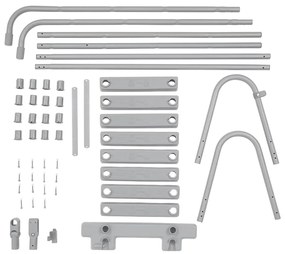 Escada de segurança Flowclear com 4 degraus 122 cm
