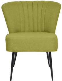 Cadeira de cocktail tecido verde