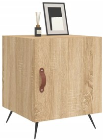 Mesa cabeceira 2pcs 40x40x50cm deriv. madeira carvalho sonoma
