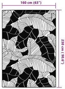 Tapete de exterior 160x230 cm ARAKIL PP Verde